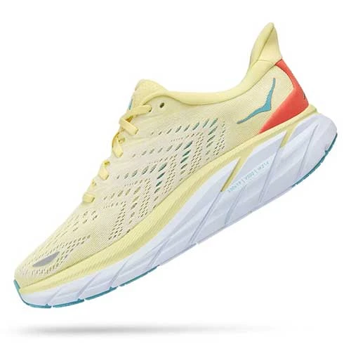 HOKA Women's Clifton 8 - Yellow Pear/Sweet Corn - Regular (B) Run 5 HOKA Women's Clifton 8 - Yellow Pear/Sweet Corn - Regular (B) Run