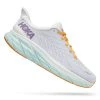 HOKA Women's Clifton 8 Running Shoe - Blanc De Blanc/White - Wide (D) Shoes