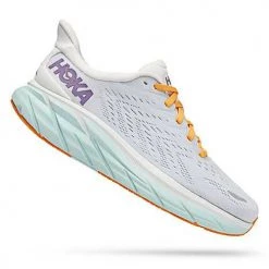 HOKA Shoes Women's Clifton 8 Running Shoe - Blanc De Blanc/White - Regular (B) 15 HOKA Shoes Women's Clifton 8 Running Shoe - Blanc De Blanc/White - Regular (B)