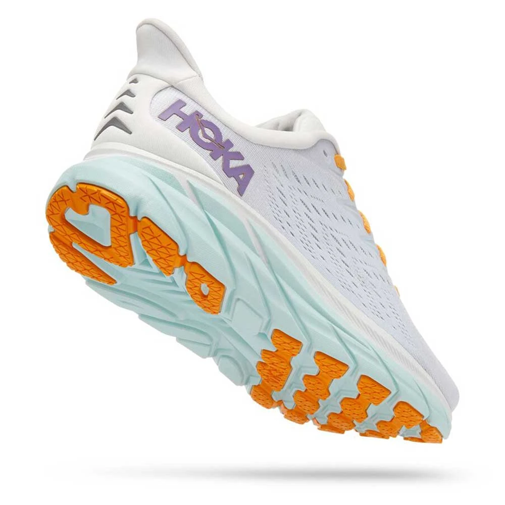 HOKA Women's Clifton 8 Running Shoe - Blanc De Blanc/White - Wide (D) Shoes 3 HOKA Women's Clifton 8 Running Shoe - Blanc De Blanc/White - Wide (D) Shoes