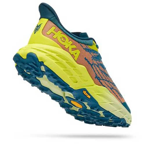 HOKA Men's Speedgoat 5 Trail Shoes - Blue Coral/Evening Primrose - Regular (D) 3 HOKA Men's Speedgoat 5 Trail Shoes - Blue Coral/Evening Primrose - Regular (D)