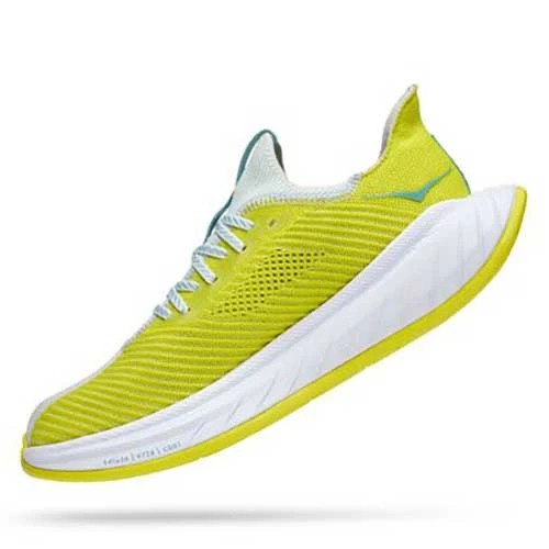HOKA Men's Carbon X 3 Running Shoe - Billowing Sail/Evening Primrose- Regular (D) 3 HOKA Men's Carbon X 3 Running Shoe - Billowing Sail/Evening Primrose- Regular (D)