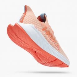 HOKA Women's Carbon X 3 Running Shoe- Peach Parfait/Summer Song- Regular (B) 7 HOKA Women's Carbon X 3 Running Shoe- Peach Parfait/Summer Song- Regular (B)