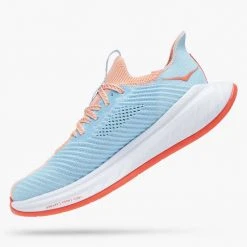 HOKA Women's Carbon X 3 Running Shoe- Peach Parfait/Summer Song- Regular (B) 8 HOKA Women's Carbon X 3 Running Shoe- Peach Parfait/Summer Song- Regular (B)