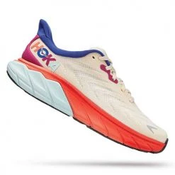 HOKA Men's Arahi 6 Running Shoe - Short Bread/Fiesta - Regular (D) Shoes