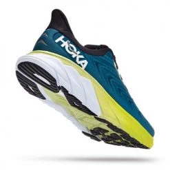 HOKA Men's Arahi 6 Running Shoe - Blue Graphite/Blue Coral - Wide (2E)
