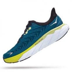 HOKA Men's Arahi 6 Running Shoe - Blue Graphite/Blue Coral - Wide (2E)