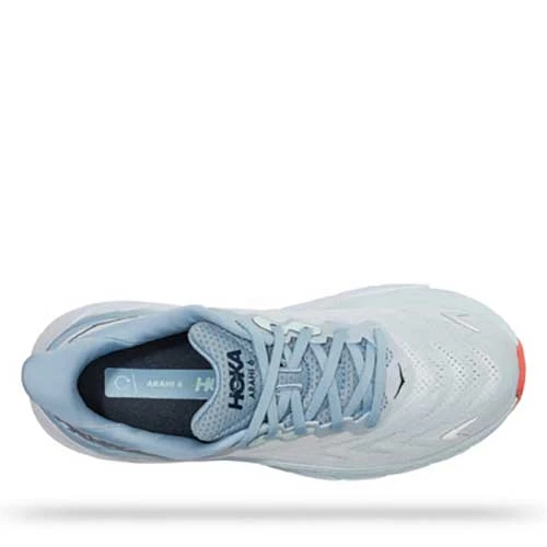 HOKA Shoes Women's Arahi 6 Running Shoe - Plein Air/Blue Fog - Wide (D) 6 HOKA Shoes Women's Arahi 6 Running Shoe - Plein Air/Blue Fog - Wide (D)