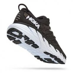 HOKA Women's Gaviota 4 Running Shoe - Black/White - Regular (B) Shoes
