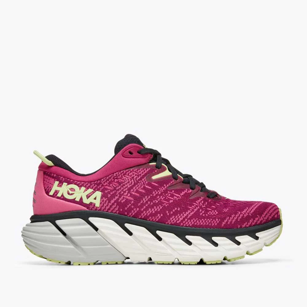 HOKA Women's Gaviota 4 Running Shoe - Festival Fuchsia/Blue Graphite - Regular (B) 5 HOKA Women's Gaviota 4 Running Shoe - Festival Fuchsia/Blue Graphite - Regular (B)