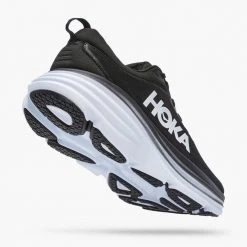 HOKA Men's Bondi 8 Running Shoe- Black/White- Regular (D) Shoes 7 HOKA Men's Bondi 8 Running Shoe- Black/White- Regular (D) Shoes