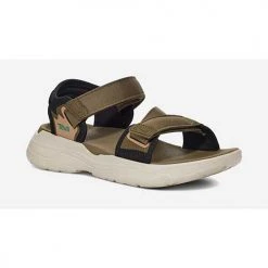 Teva Men's Zymic Sandal - Dark Olive/Teal Green - Regular (D) Shoes