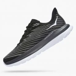 HOKA Shoes Men's Mach 5 Running Shoe- Black/Castlerock- Regular (D) 9 HOKA Shoes Men's Mach 5 Running Shoe- Black/Castlerock- Regular (D)
