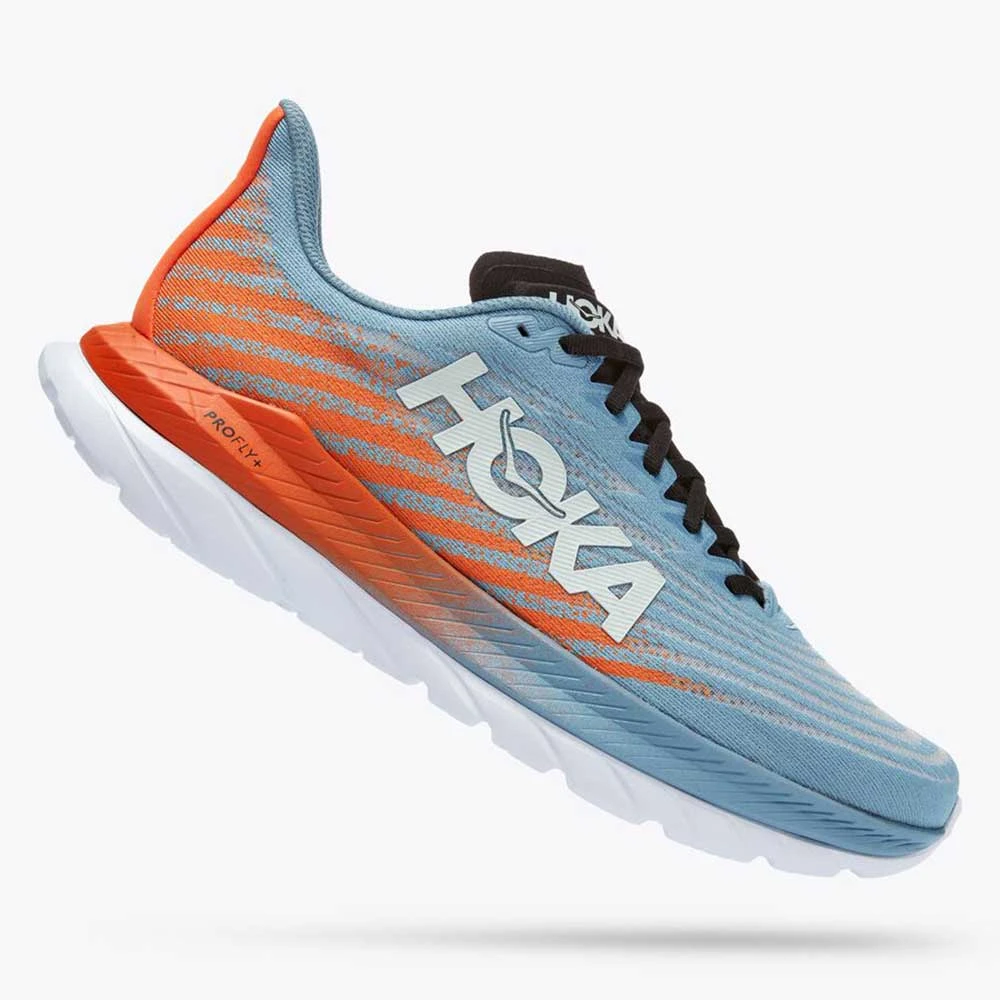 HOKA Men's Mach 5 Running Shoe - Mountain Spring/Puffin's Bill - Regular (D) Shoes 1 HOKA Men's Mach 5 Running Shoe - Mountain Spring/Puffin's Bill - Regular (D) Shoes