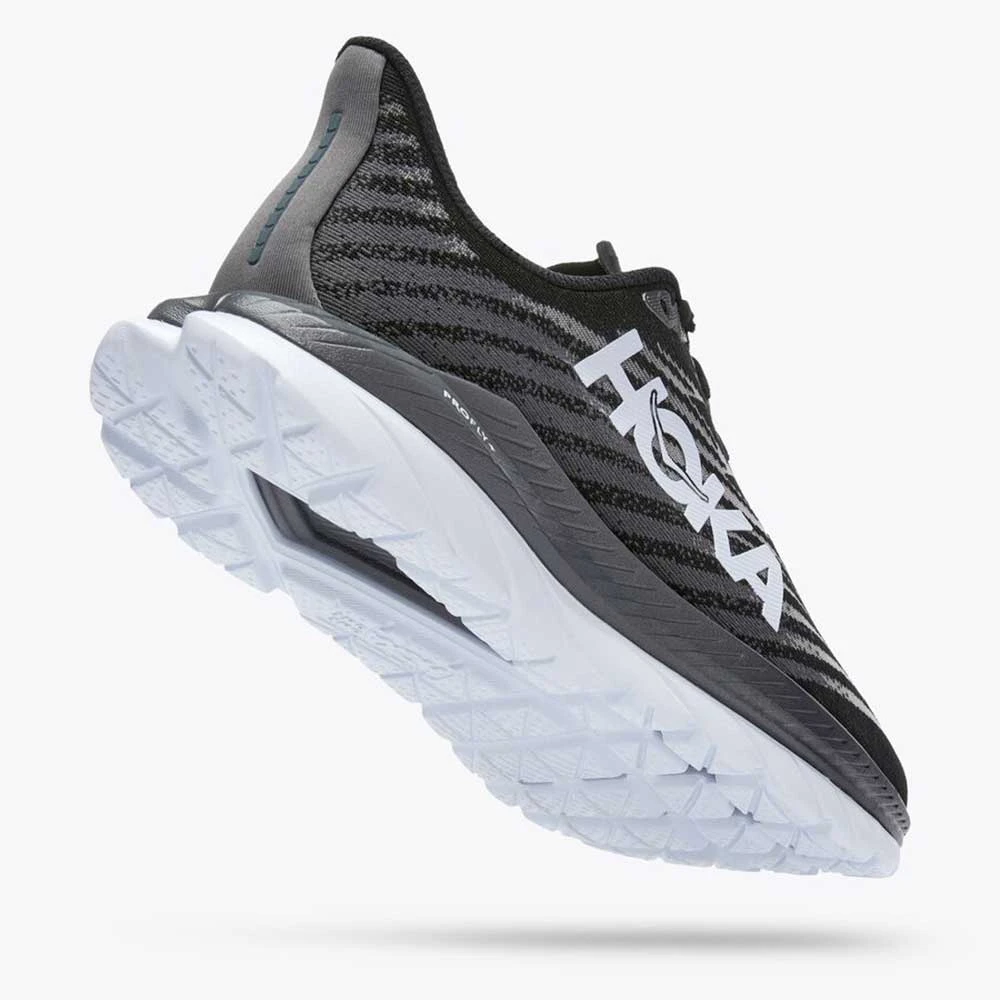 HOKA Shoes Women's Mach 5 Running Shoe - Black/Castlerock - Regular (B) 3 HOKA Shoes Women's Mach 5 Running Shoe - Black/Castlerock - Regular (B)