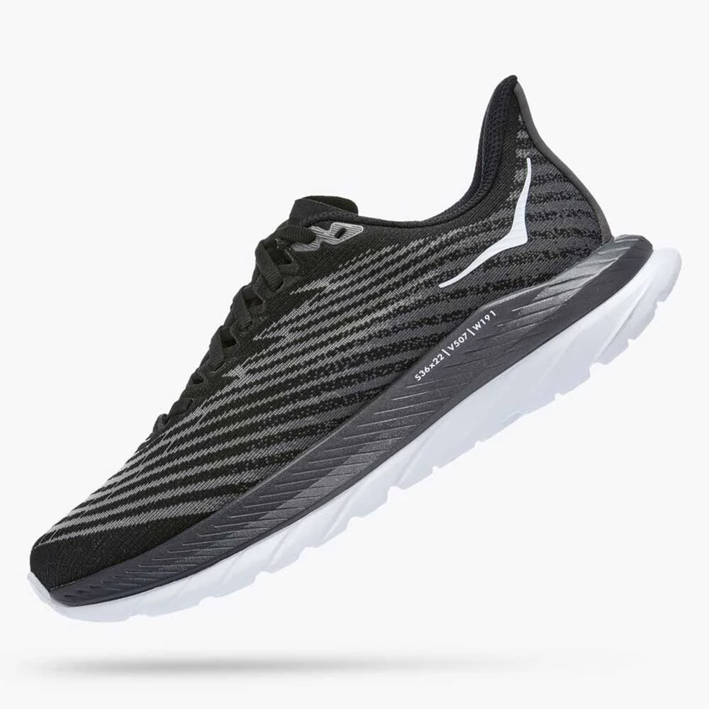 HOKA Shoes Women's Mach 5 Running Shoe - Black/Castlerock - Regular (B) 4 HOKA Shoes Women's Mach 5 Running Shoe - Black/Castlerock - Regular (B)