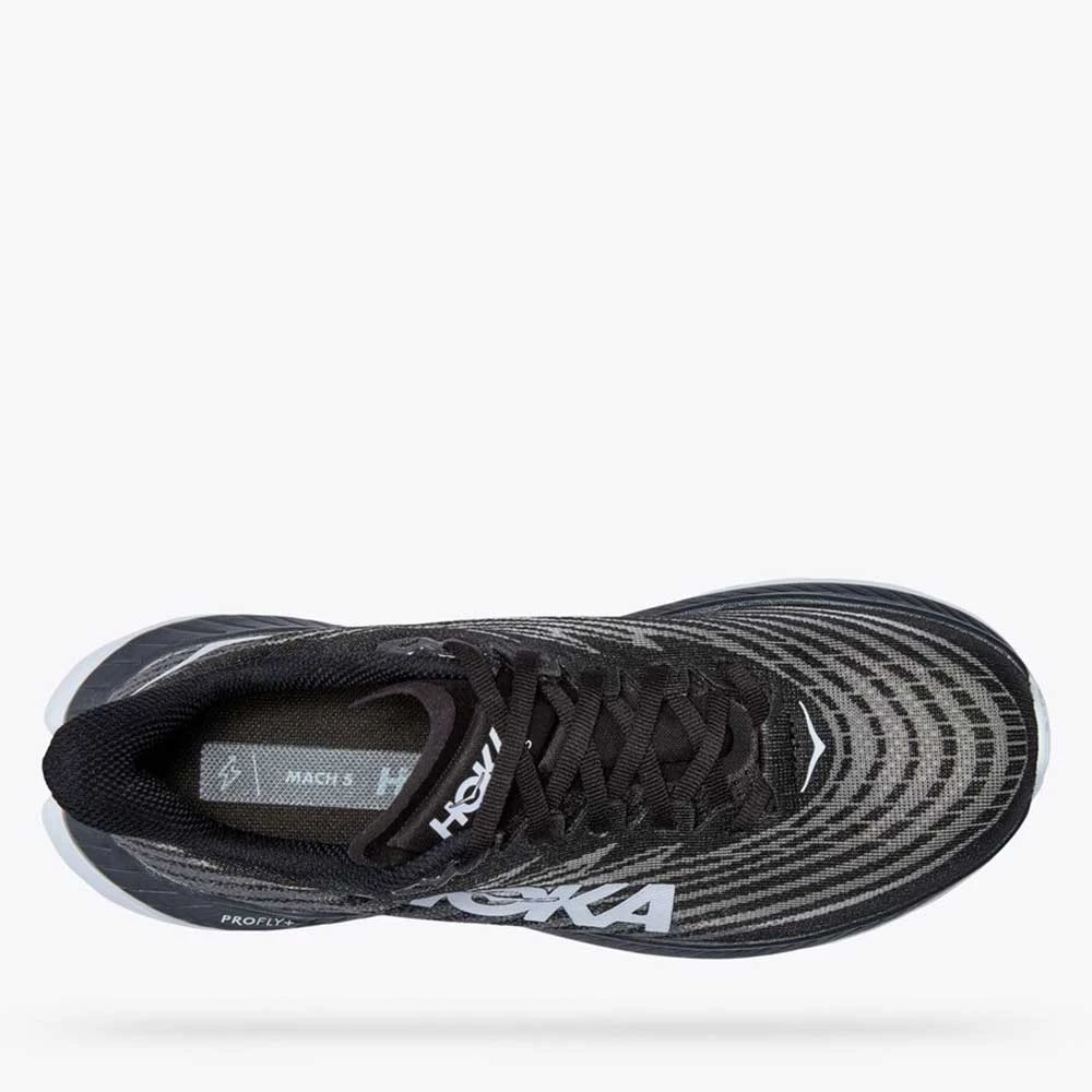 HOKA Shoes Women's Mach 5 Running Shoe - Black/Castlerock - Regular (B) 6 HOKA Shoes Women's Mach 5 Running Shoe - Black/Castlerock - Regular (B)