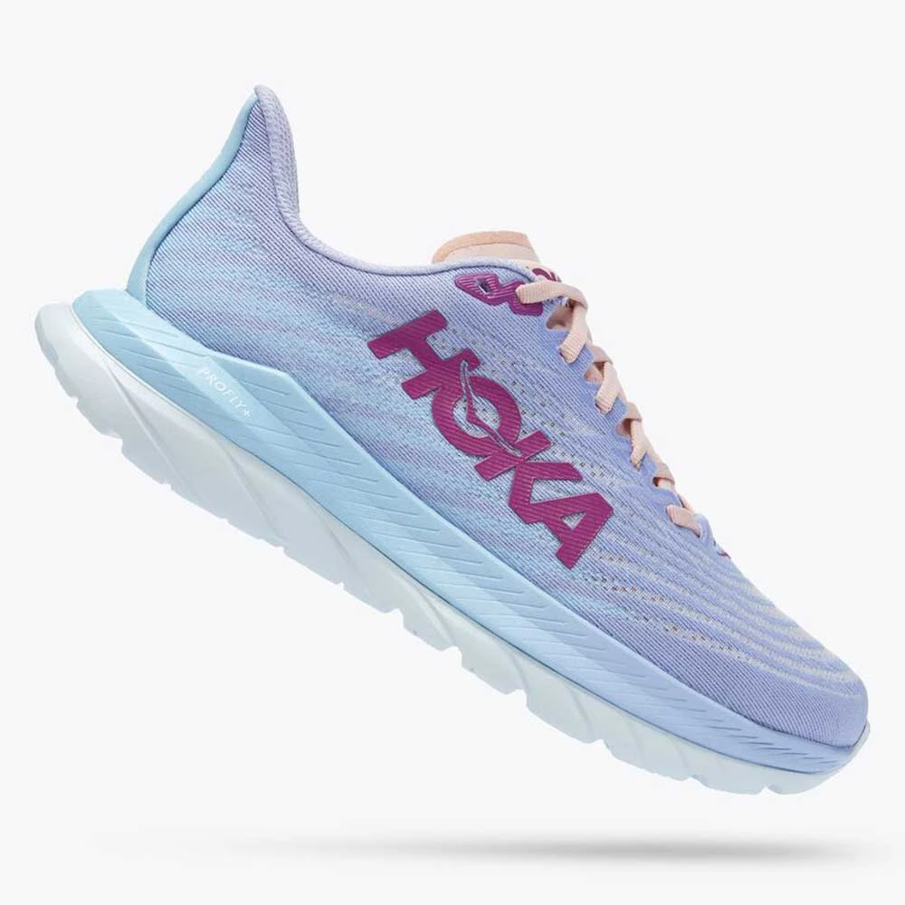 HOKA Women's Mach 5 Running Shoe -Baby Lavender/Summer Song- Regular (B) Shoes 1 HOKA Women's Mach 5 Running Shoe -Baby Lavender/Summer Song- Regular (B) Shoes