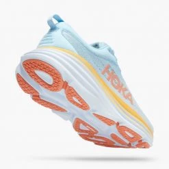 HOKA Shoes Women's Bondi 8 Running Shoe- Summer Song/Country Air- Regular (B) 8 HOKA Shoes Women's Bondi 8 Running Shoe- Summer Song/Country Air- Regular (B)