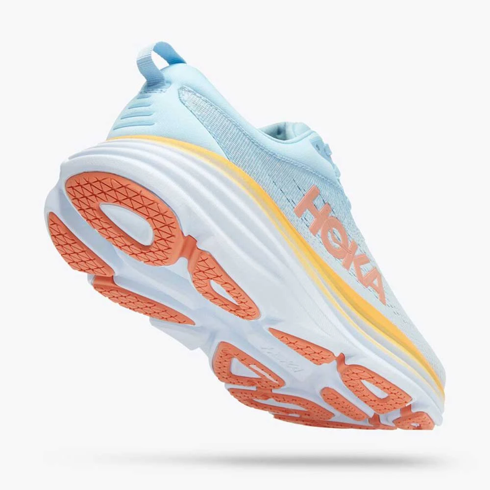 HOKA Shoes Women's Bondi 8 Running Shoe- Summer Song/Country Air- Regular (B) 4 HOKA Shoes Women's Bondi 8 Running Shoe- Summer Song/Country Air- Regular (B)