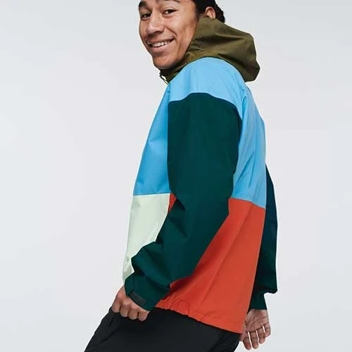 Cotopaxi Men's Cielo Rain Jacket - River/Deep Ocean Jackets & Vests 5 Cotopaxi Men's Cielo Rain Jacket - River/Deep Ocean Jackets & Vests