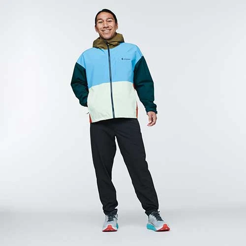 Cotopaxi Men's Cielo Rain Jacket - River/Deep Ocean Jackets & Vests 1 Cotopaxi Men's Cielo Rain Jacket - River/Deep Ocean Jackets & Vests