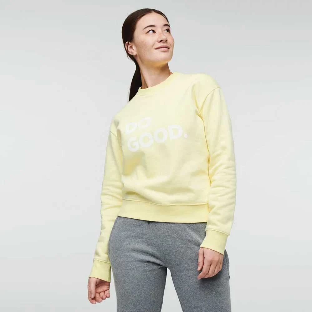 Cotopaxi Tops Women's Do Good Crew Sweatshirt - Sunshine 1 Cotopaxi Tops Women's Do Good Crew Sweatshirt - Sunshine