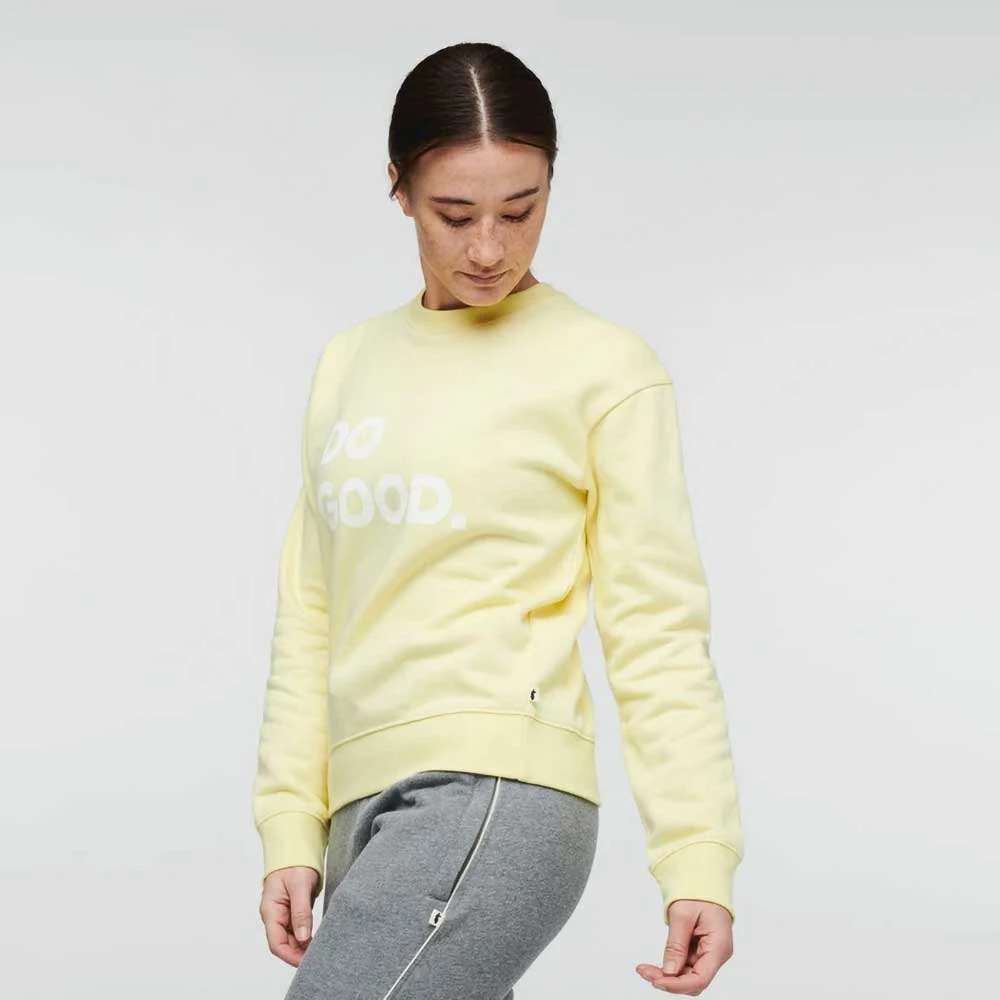 Cotopaxi Tops Women's Do Good Crew Sweatshirt - Sunshine 2 Cotopaxi Tops Women's Do Good Crew Sweatshirt - Sunshine