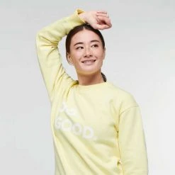 Cotopaxi Tops Women's Do Good Crew Sweatshirt - Sunshine 6 Cotopaxi Tops Women's Do Good Crew Sweatshirt - Sunshine