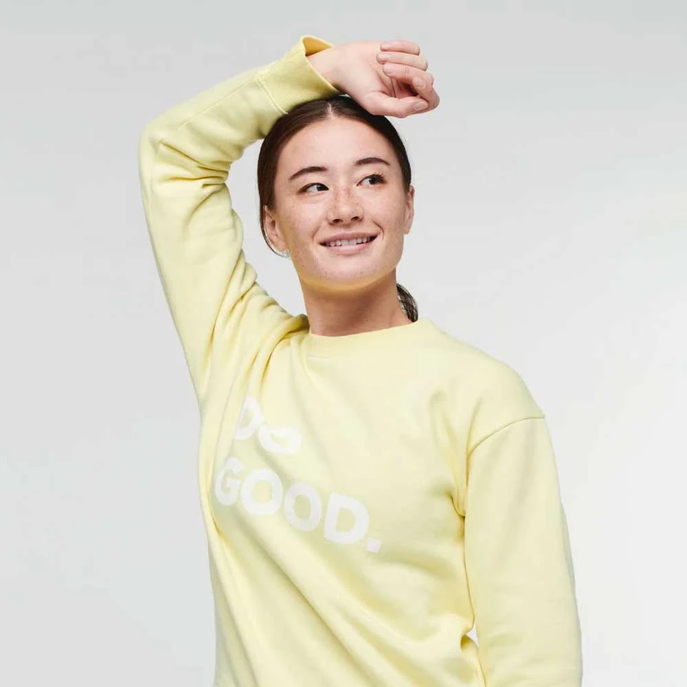Cotopaxi Tops Women's Do Good Crew Sweatshirt - Sunshine 3 Cotopaxi Tops Women's Do Good Crew Sweatshirt - Sunshine