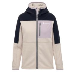 Cotopaxi Women's Abrazo Hooded Full-Zip Fleece Jacket - Black & Cream Jackets & Vests