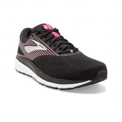 Brooks Shoes Women's Addiction 14 Running Shoe - Black/Hot Pink/Silver - Wide (D)
