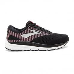 Brooks Shoes Women's Addiction 14 Running Shoe - Black/Hot Pink/Silver - Wide (D)
