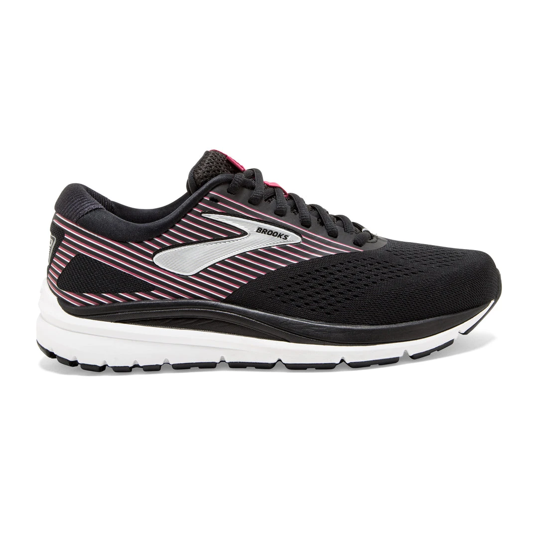 Brooks Women's Addiction 14 Running Shoe - Black/Hot Pink/Silver - Narrow (2A) 1 Brooks Women's Addiction 14 Running Shoe - Black/Hot Pink/Silver - Narrow (2A)