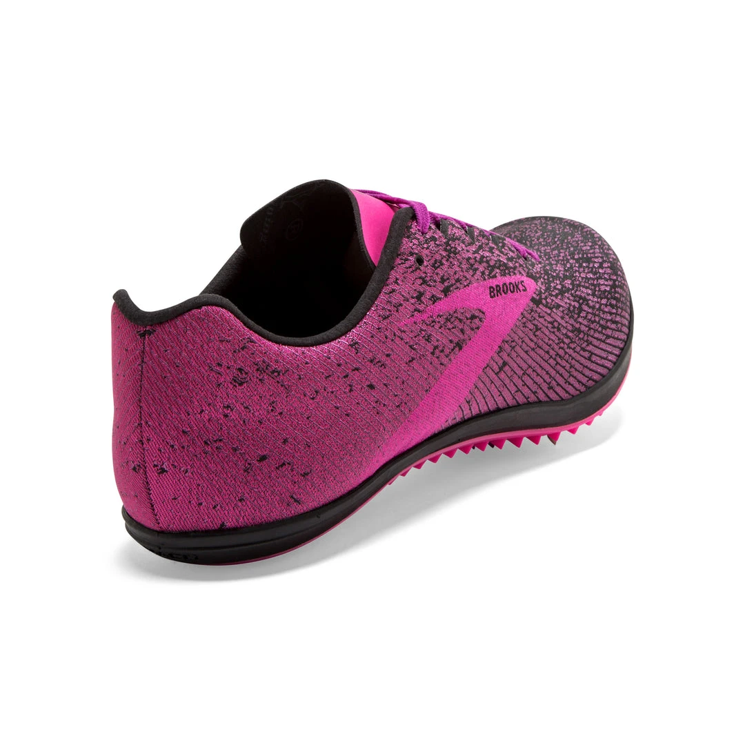 Brooks Shoes Women's Mach 19 Track Spike - Black/Hollyhock/Pink- Regular (B) 4 Brooks Shoes Women's Mach 19 Track Spike - Black/Hollyhock/Pink- Regular (B)