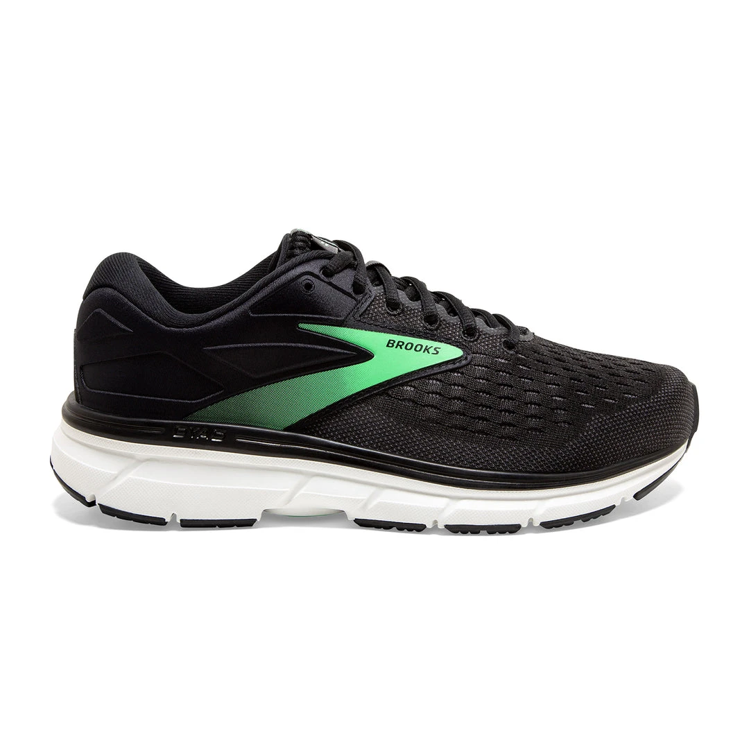 Brooks Women's Dyad 11 Running Shoe - Black/Ebony/Green - Wide (D) Shoes 1 Brooks Women's Dyad 11 Running Shoe - Black/Ebony/Green - Wide (D) Shoes