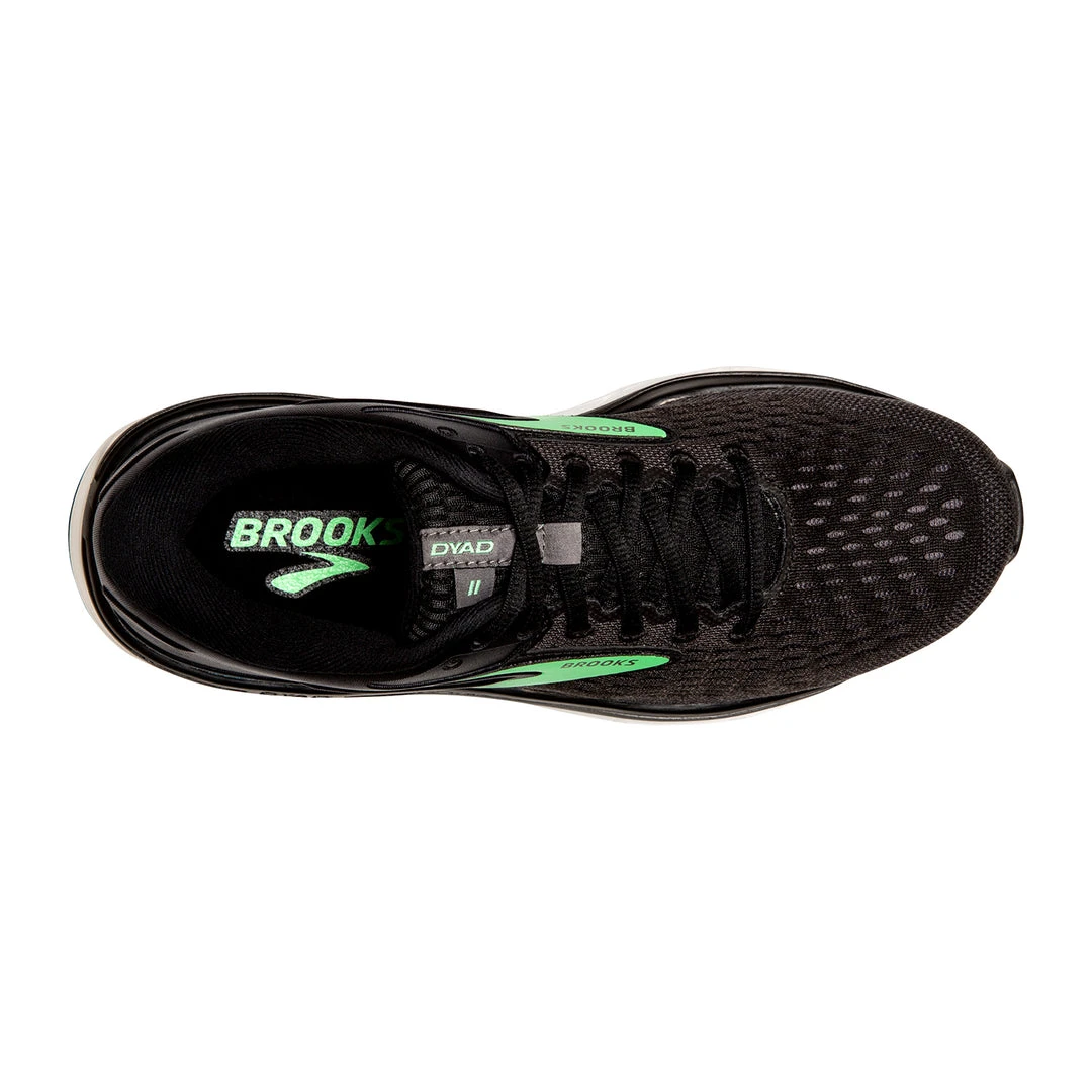 Brooks Women's Dyad 11 Running Shoe - Black/Ebony/Green - Regular (B) 4 Brooks Women's Dyad 11 Running Shoe - Black/Ebony/Green - Regular (B)