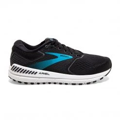 Brooks Women's Ariel 20 Running Shoe - Black/Ebony/Blue - Extra Wide (2E) Shoes
