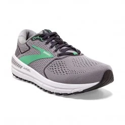 Brooks Women's Ariel 20 Running Shoe - Alloy/Blackened/Green - Extra Wide (2E) Shoes 8 Brooks Women's Ariel 20 Running Shoe - Alloy/Blackened/Green - Extra Wide (2E) Shoes