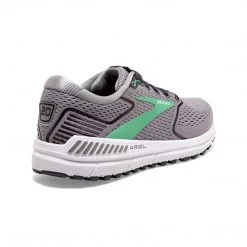 Brooks Women's Ariel 20 Running Shoe - Alloy/Blackened/Green - Extra Wide (2E) Shoes 9 Brooks Women's Ariel 20 Running Shoe - Alloy/Blackened/Green - Extra Wide (2E) Shoes