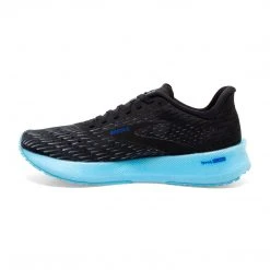 Brooks Women's Hyperion Tempo Running Shoe - Black/Iced Aqua/Blue - Regular (B) Shoes