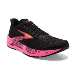 Brooks Women's Hyperion Tempo Running Shoe - Black/Pink/Hot Coral- Regular (B) Shoes 9 Brooks Women's Hyperion Tempo Running Shoe - Black/Pink/Hot Coral- Regular (B) Shoes