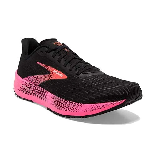 Brooks Women's Hyperion Tempo Running Shoe - Black/Pink/Hot Coral- Regular (B) Shoes 4 Brooks Women's Hyperion Tempo Running Shoe - Black/Pink/Hot Coral- Regular (B) Shoes