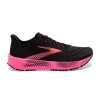 Brooks Women's Hyperion Tempo Running Shoe - Black/Pink/Hot Coral- Regular (B) Shoes