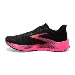 Brooks Women's Hyperion Tempo Running Shoe - Black/Pink/Hot Coral- Regular (B) Shoes