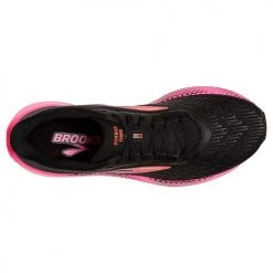 Brooks Women's Hyperion Tempo Running Shoe - Black/Pink/Hot Coral- Regular (B) Shoes 10 Brooks Women's Hyperion Tempo Running Shoe - Black/Pink/Hot Coral- Regular (B) Shoes