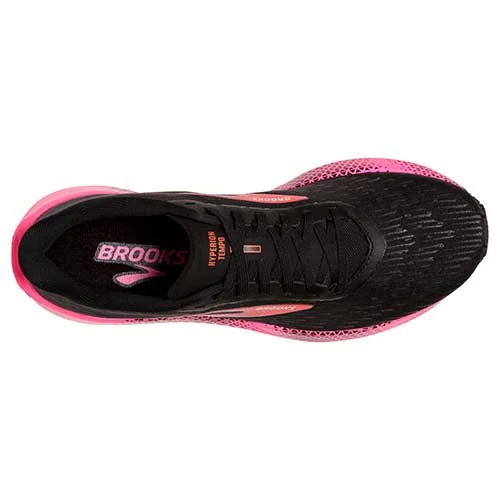 Brooks Women's Hyperion Tempo Running Shoe - Black/Pink/Hot Coral- Regular (B) Shoes 5 Brooks Women's Hyperion Tempo Running Shoe - Black/Pink/Hot Coral- Regular (B) Shoes
