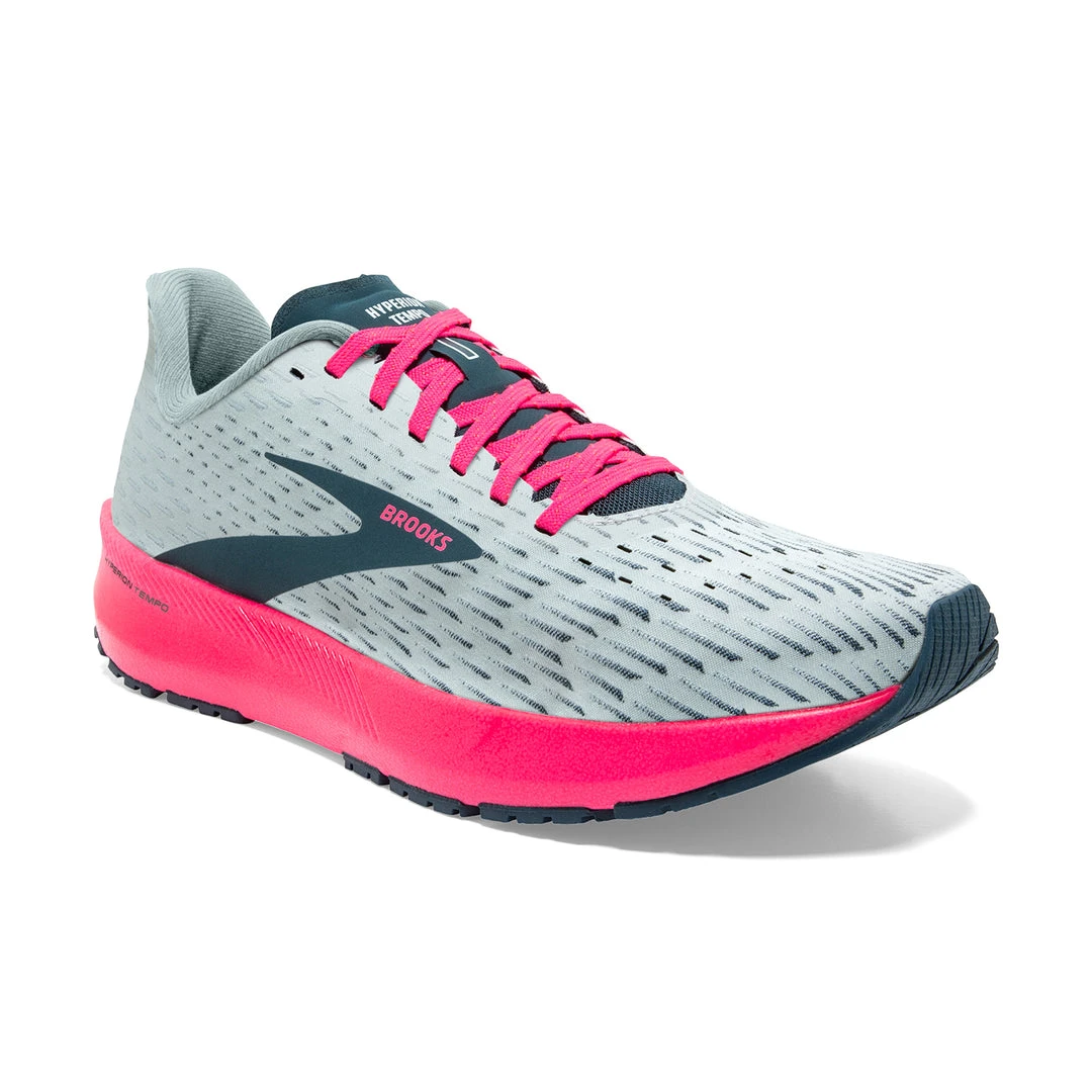 Brooks Women's Hyperion Tempo Running Shoe - Ice Flow/Navy/Pink - Regular (B) Shoes 3 Brooks Women's Hyperion Tempo Running Shoe - Ice Flow/Navy/Pink - Regular (B) Shoes