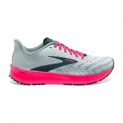 Brooks Women's Hyperion Tempo Running Shoe - Ice Flow/Navy/Pink - Regular (B) Shoes