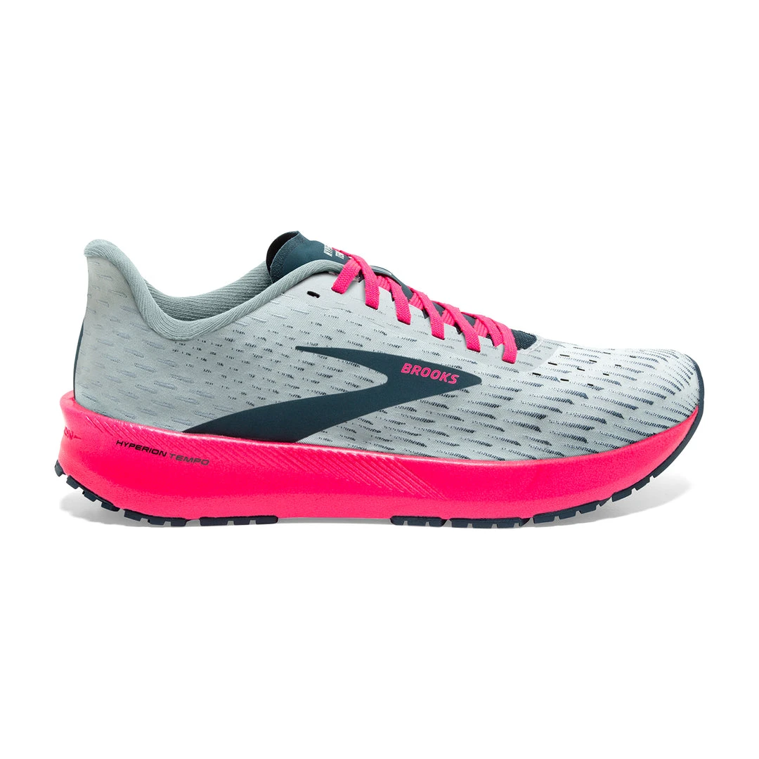 Brooks Women's Hyperion Tempo Running Shoe - Ice Flow/Navy/Pink - Regular (B) Shoes 1 Brooks Women's Hyperion Tempo Running Shoe - Ice Flow/Navy/Pink - Regular (B) Shoes